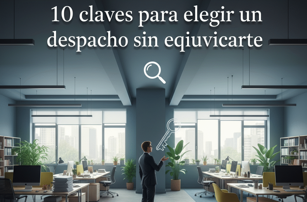 10 claves para elegir un despacho sin equivocarte